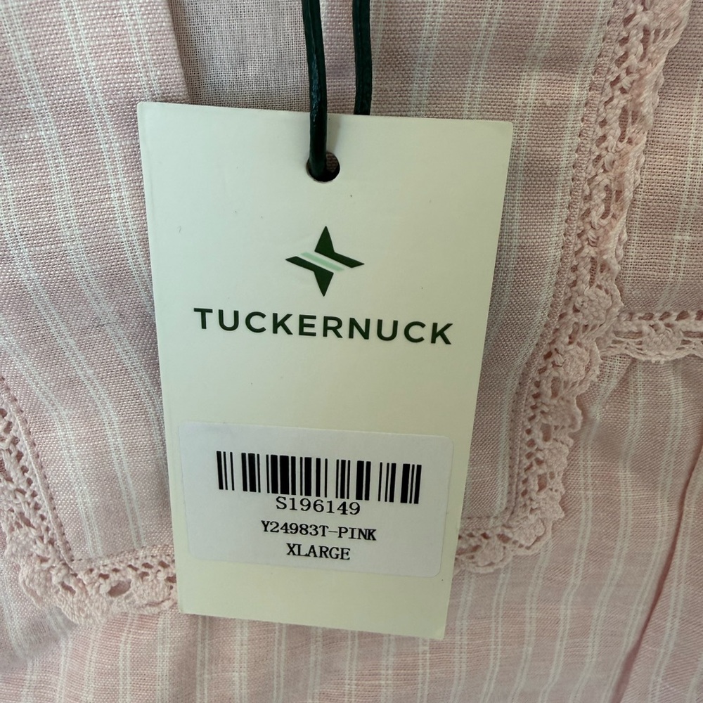 Tuckernuck Light Pink Lace Trim Dress